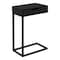 Monarch Specialties Accent Table - Black / Black Metal With A Drawer I 3600 - alternate 1